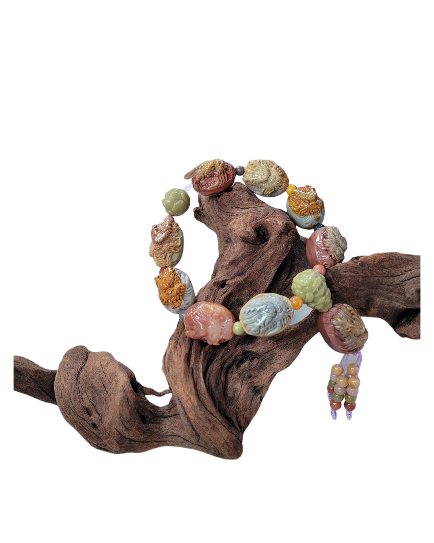 Dragon Heads Hand Held Bracelet