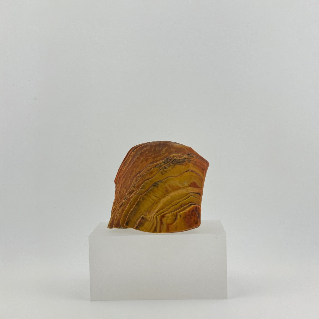 Natural Gobi stone with intricate patterns