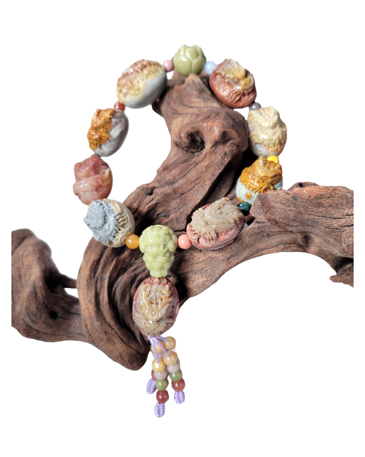 Dragon Heads Hand Held Bracelet