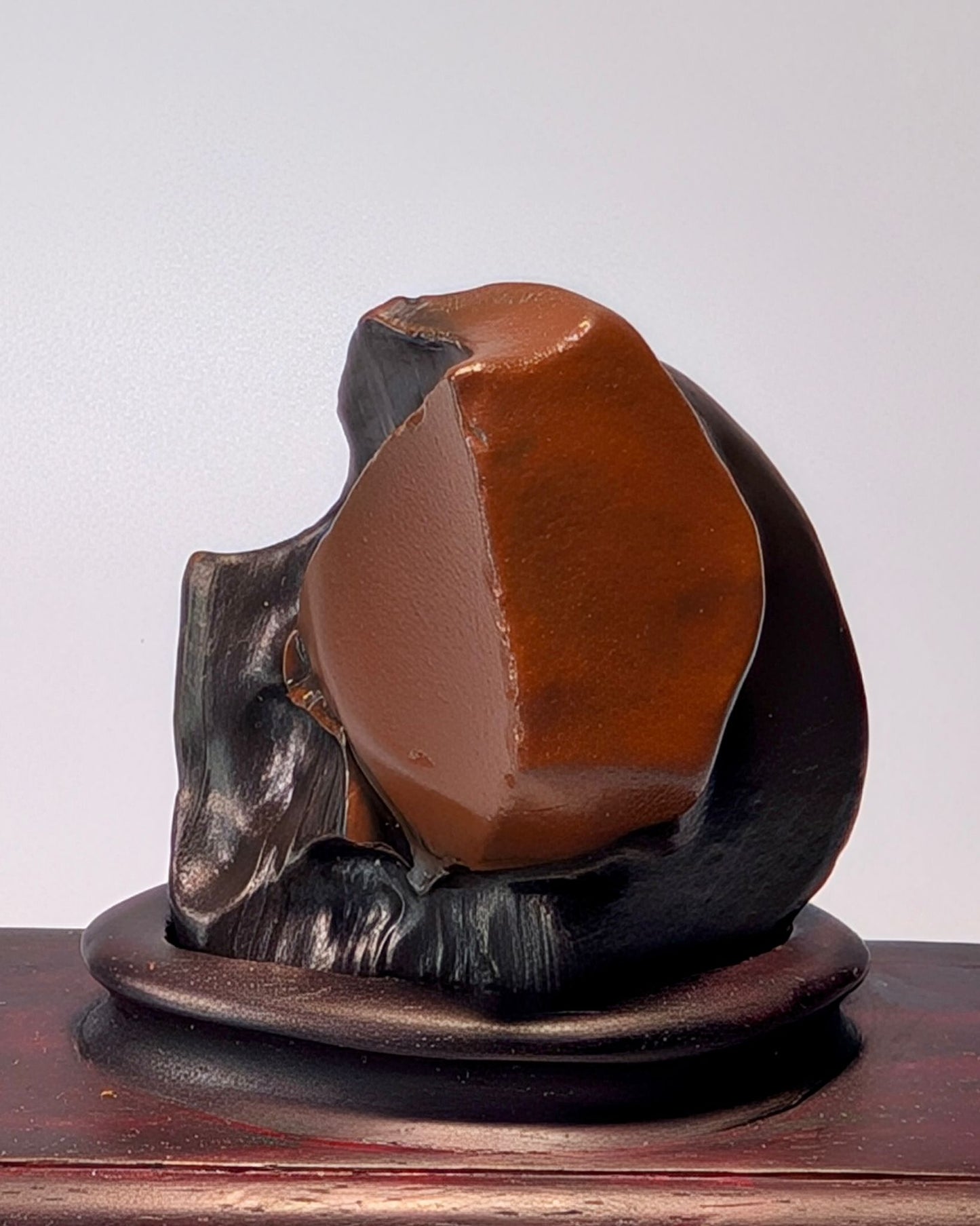 Natural Gobi Stone (Dark-green & red)