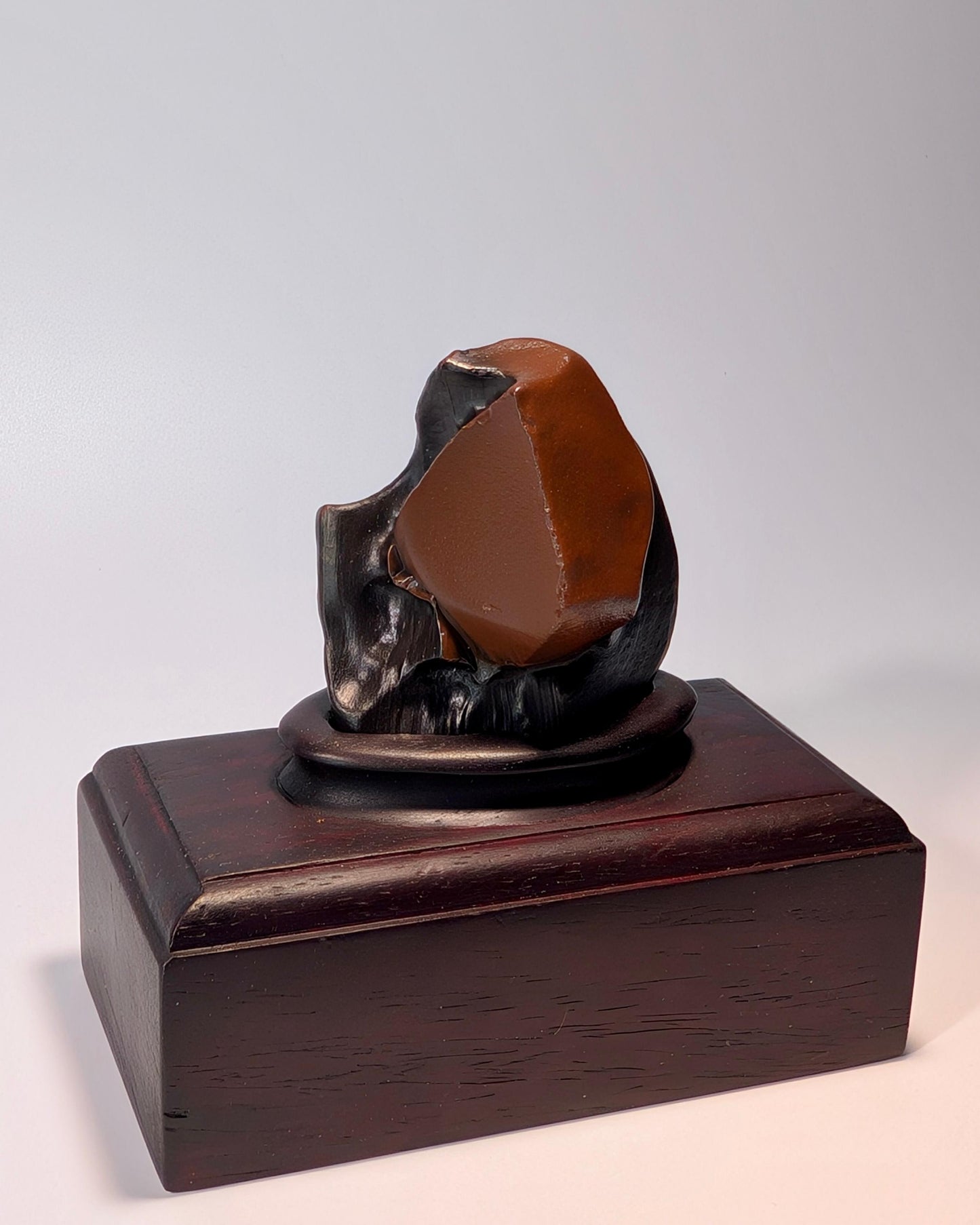 Natural Gobi Stone (Dark-green & red)